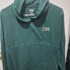 PINK Victoria's Secret Deep Teal Pullover Hoodie